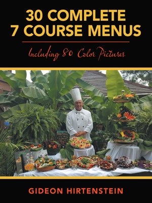 cover image of 30 Complete 7 Course Menus